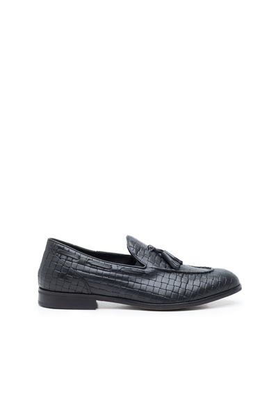 UrbanShoes Pantofi barbati eleganti din piele naturala cu ciucuri, Leofex - 5...