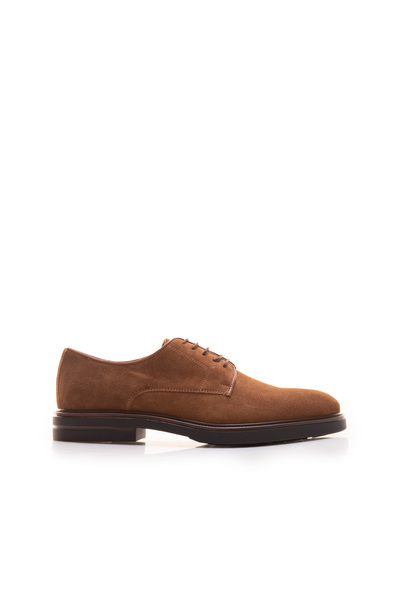 UrbanShoes Pantofi casual bărbați din piele naturală, Leofex - 991 Cognac Velur