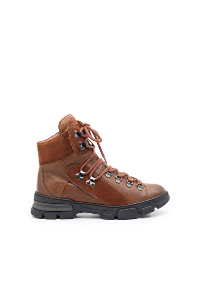 UrbanShoes Women's boots made of genuine Leather , Leofex - 272 Cognac box