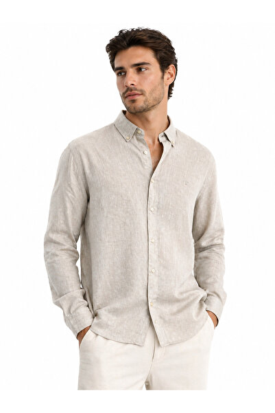 Caprisel Men's Linen Blend Shirt
