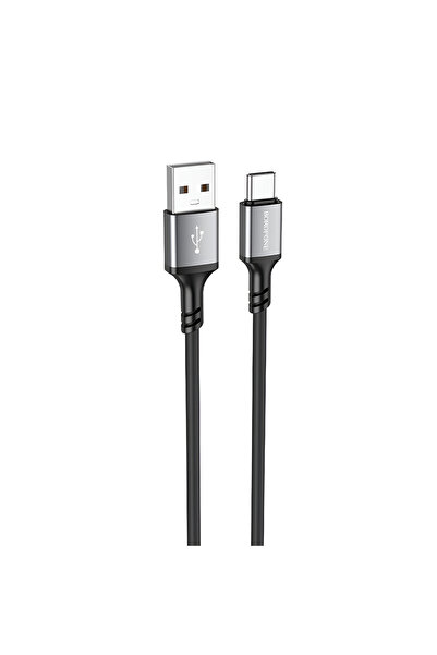 Borofone Cablu de date (BX83) - USB la Type-C, Silicon, Universal, 3A, 1m - N...
