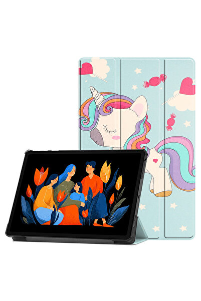 Techsuit - FoldPro - Lenovo Idea Tab Plus 12.1 - Unicorn, protectie antisoc