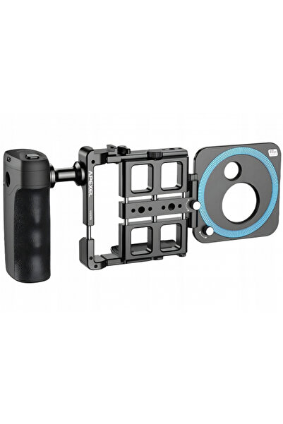 APEXEL Kit de Vlogging pentru Telefon, Negru APL-VG05CH