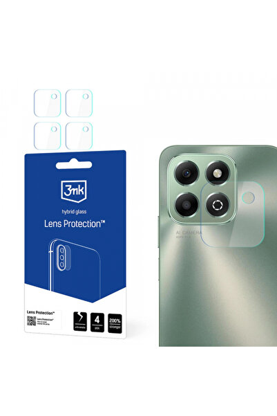 3MK Rear Camera Protection Film for Honor X6b, Flexible Glass, Set of 4 piece...