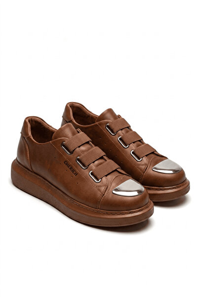Zerenyus Latakia Premium Elastic Ανδρικά Casual Sneakers Καφέ