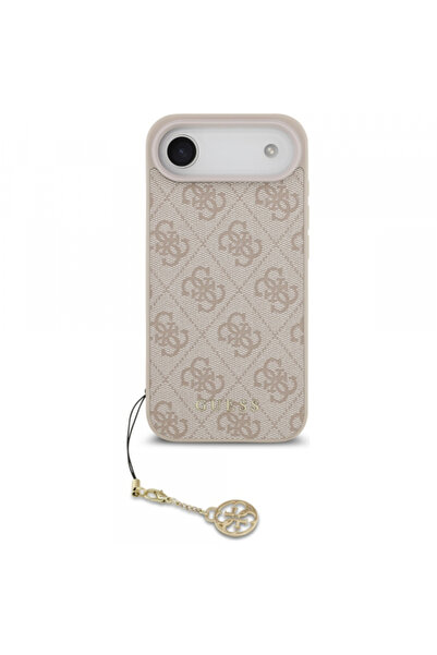 Stef's Cat Θήκη MagSafe για Apple iPhone 17 Air, Guess, 4G Charm Cradle, Ροζ