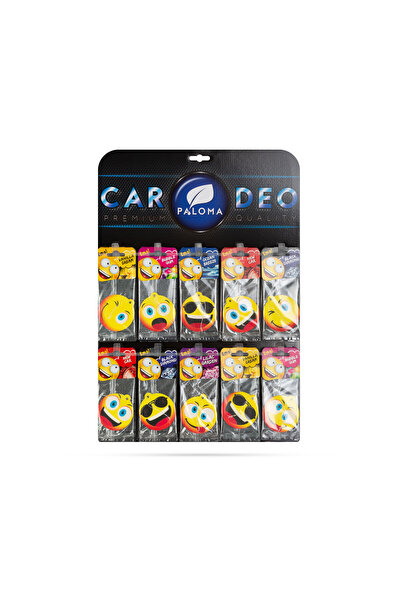 PS Products Odorizant auto Paloma Emo/Smiley Display 90 buc, PS Products, Pal...