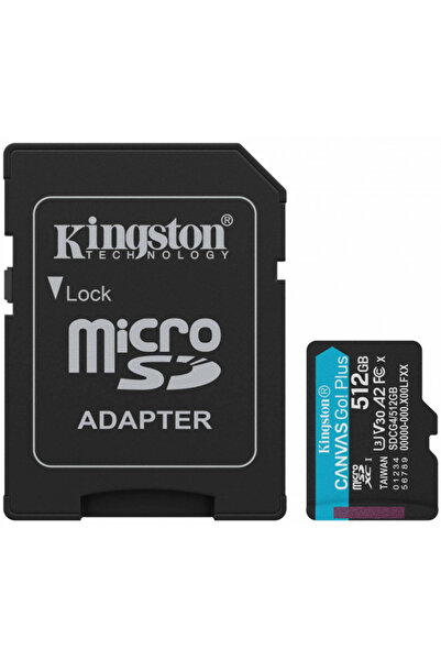 Kingston Κάρτα Μνήμης MicroSDXC Canvas Go Plus Android A2, 512GB, Κλάση 10 / ...