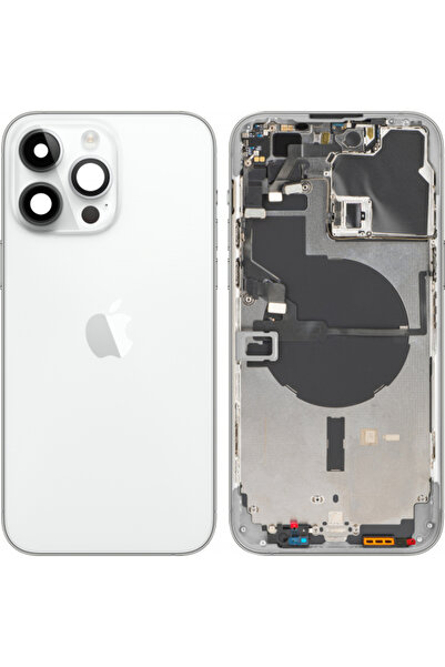 Apple Capac Baterie iPhone 14 Pro Max, Cu Carcasa Mijloc, Argintiu, Swap