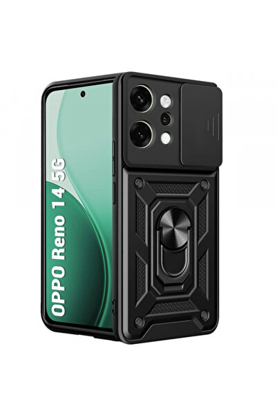 Techsuit Case for Oppo Reno14, Techsuit, CamShield, Black