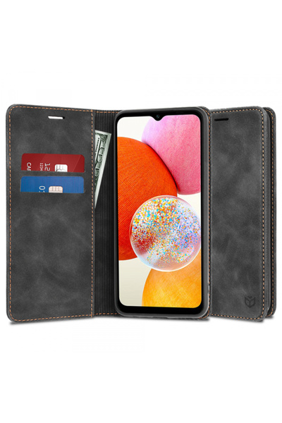 Techsuit Case for Samsung Galaxy A14 A145/ A14 5G A146, Techsuit, Confy, Black