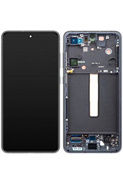 Samsung Display cu touchscreen Galaxy S21 FE 5G G990, cu ramă, gri, Service P...