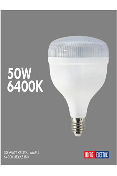 Horoz CRYSTAL-50 50 WATT 5000 LÜMEN KRİSTAL TORCH AMPUL