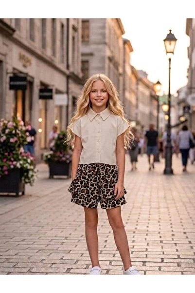 Patriko ΚΟΡΙΤΣΙΣΤΙΚΟ ΣΕΤ ΝΕΑΣ ΣΕΖΟΝΗΣ ΜΕ ΛΕΟΠΑΡ ΣΧΕΔΙΟ ΠΟΥΚΑΜΙΣΟ ΚΑΙ ΣΟΡΤΣ ΓΙ...