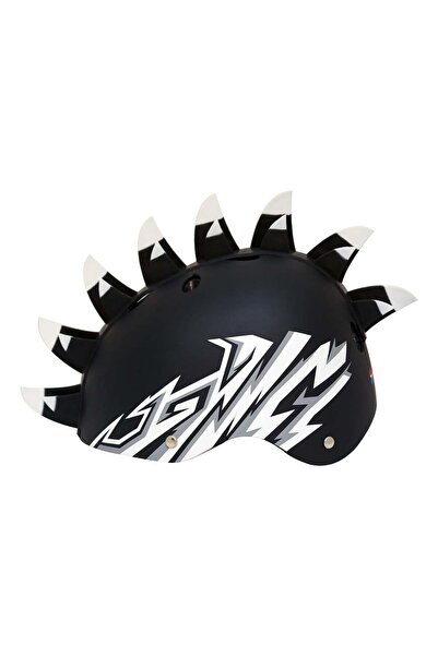Street Jam Protective Helmet, Street Jam, Moto Wheelz, Size S, Black-Grey