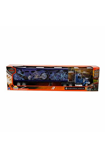 New Ray Camion cu remorca, New Ray, 1:43, Albastru
