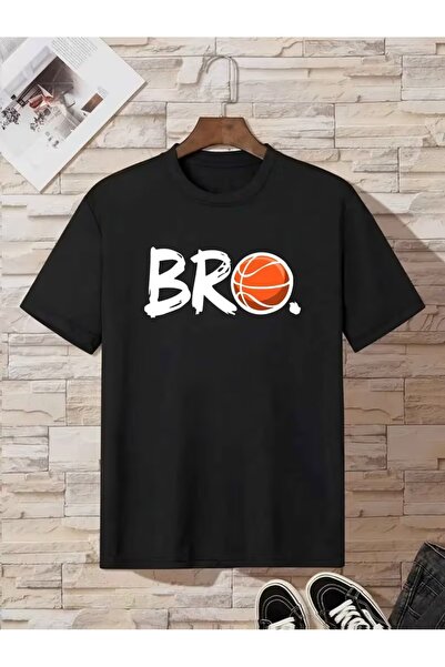AEMİ Μπλουζάκι Unisex με στάμπα Bro Oversize