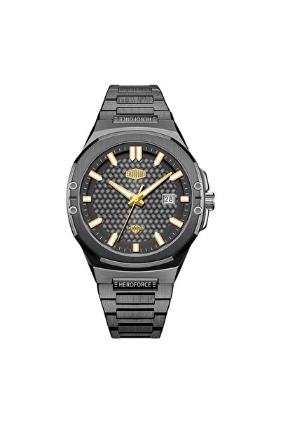 HeroForce Men's Watch Herro Force Steel Grey