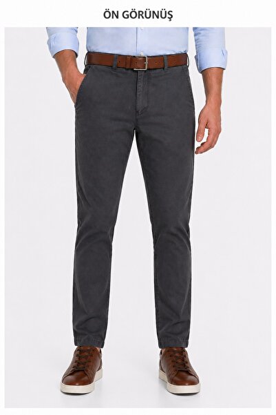 LAVETTO Men's Canvas Trousers Regular Fit Summer Bgl-St05407