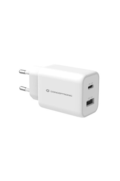CONCEPTRONIC Încărcător de rețea ALTHEA11W, 1 x USB-C, 1 x USB-A, 20V, 3A, 33...