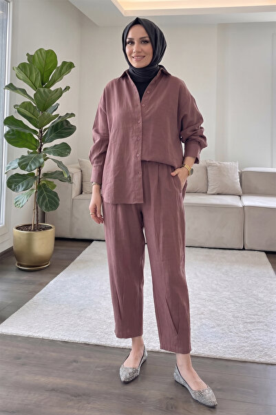 Suede Style 5629 - طقم نسائي أنيق ومريح من قماش مودال ناعم