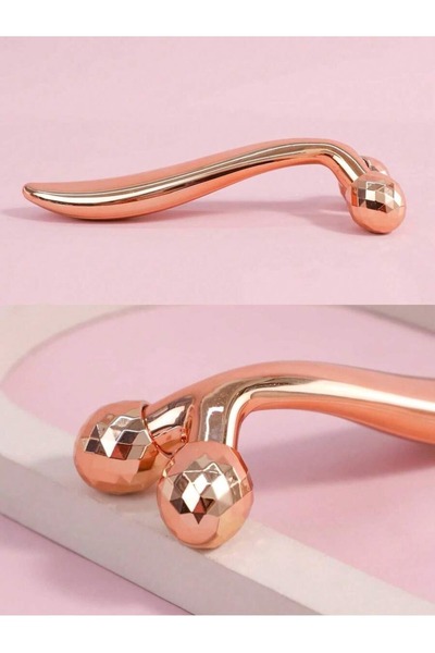 FlowByMire.ro 3D Face Roller Masaj Facial – Fermitate, Contur și Lifting Definit
