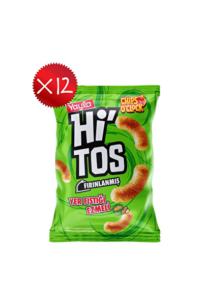 Yayla Hi'Tos Corn Chips with Peanut Butter 100 g X12