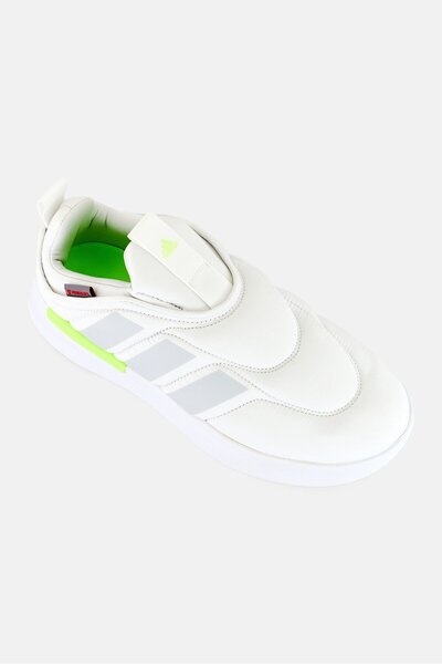 adidas حذاء Adipuff Slip On للرجال للاستخدام الخارجي، أبيض