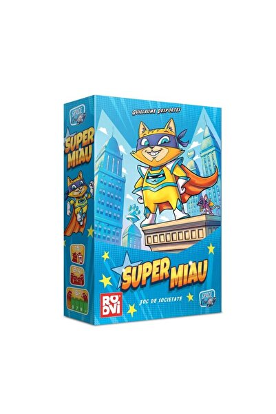 D-Toys Joc de Societate Super Miau Roovi, 65 de carti