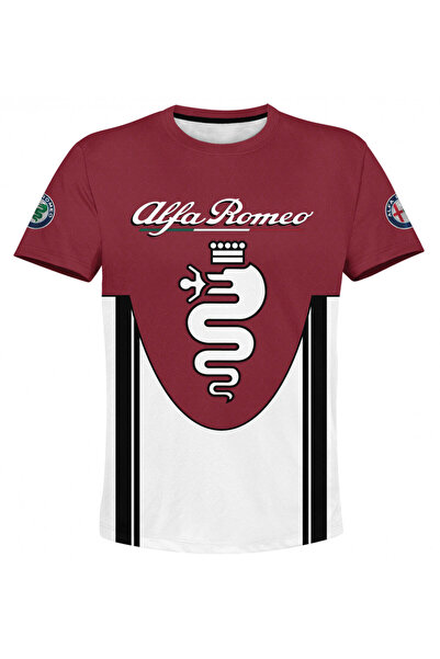 OEM Tricou barbati Alfa Romeo , maneca scurta multicolor D009