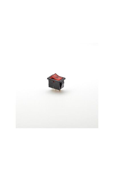 Stef's Cat Întrerupător Micro IRS 220V LED Roșu 3P, 21x15mm