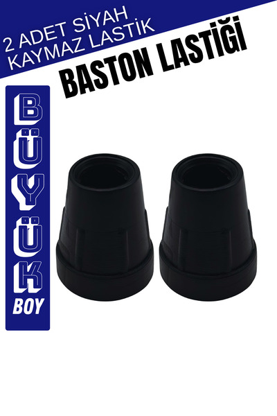 Onur Baston Büyük Lastiği Kaymaz Lastik 2 Adet Koltuk Değneği Lastiği - Kaned...