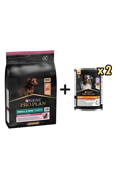 Pro Plan Somonlu Küçük Irk Yavru Köpek Maması 3 Kg + 2 Adet Everyday Nutritio...