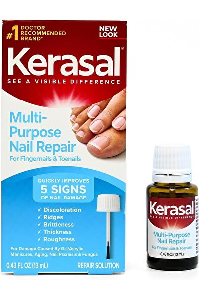 Kerasal علاج متعدد الأغراض للأظافر 13 مل، علاج للأظافر التالفة أو المتقدمة في...