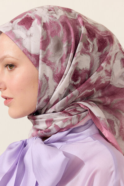 cs camellia scarf وشاح لوموس الناعم - وردي