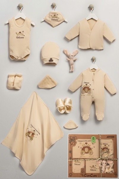 NS Atalier 10-Piece Premium "Welcome World" Embroidered Newborn Hospital Disc...