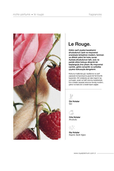 Royal Platinum LE ROUGE 100 ML NICHE PARFÜM