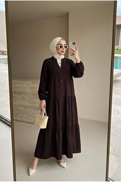 Women's Modal Fabric Layer Modest Dress (Unlined)