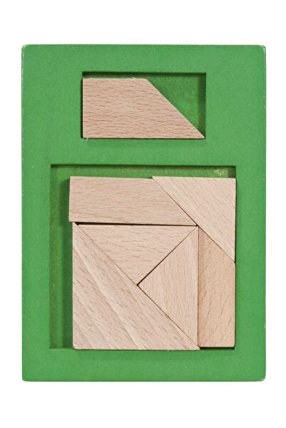 Fridolin Puzzle logic IQ din lemn, cu 6 piese suplimentare
