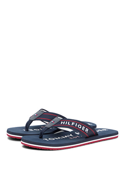 Tommy Hilfiger Ανδρικές παντόφλες παραλίας σε μπλε ναυτικό χρώμα SPORTY HILFI...