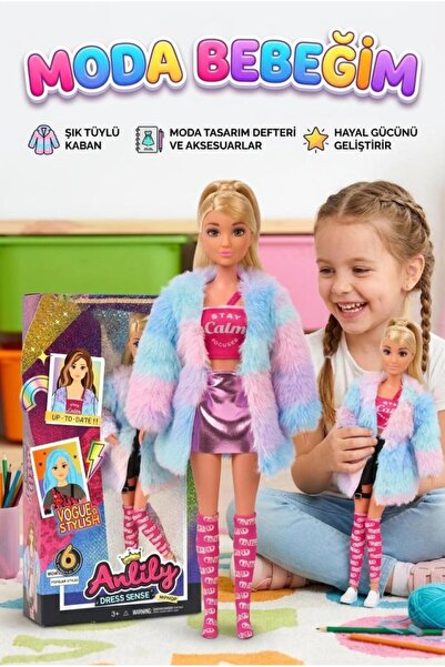Tıfıl Toys Anlily Fashion Leader Moda Bebeği Renkli Saçlı- Trend Kıyafetli ve...