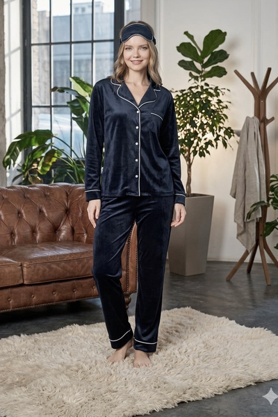 Modalove homewear Women french velvet pajama set