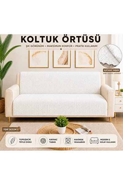 Moda miranda Kaymaz Koltuk Örtüsü – Yıkanabilir, Modern & Şık Tasarım