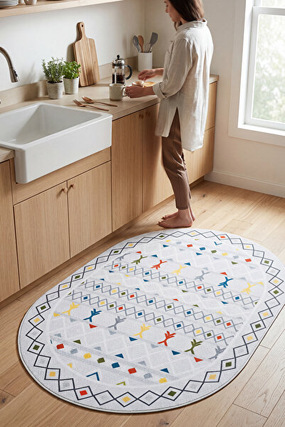 Aden Art Board Dijital Halı | Modern Makinede Yıkanabilir Kaymaz Tabanlı Halı...