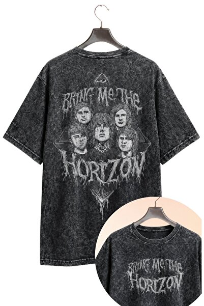 Fuddy Moda Unisex Oversize Bring Me the Horizon Members Back Printed Washable...