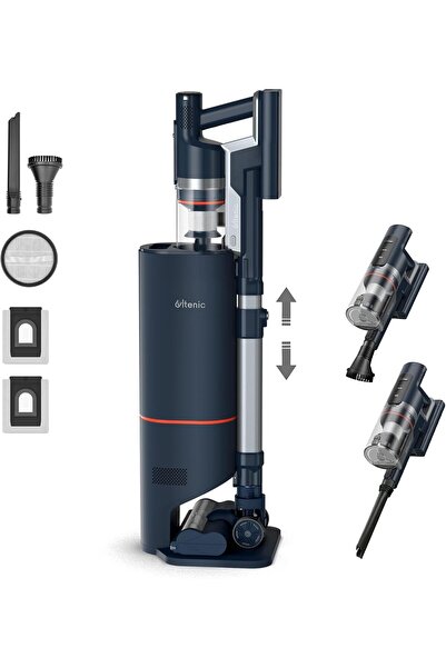 Ultenic FS1 Cordless Vacuum Cleaner, with Automatic Emptying Station, Powerfu...