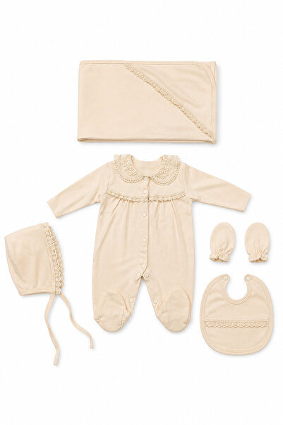 My Babies Label طقم إصدار المستشفى المكون من 5 قطع مع بطانية دانتيل لحديثي ال...