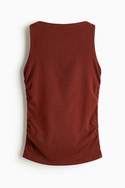 H&M Ruched jersey top