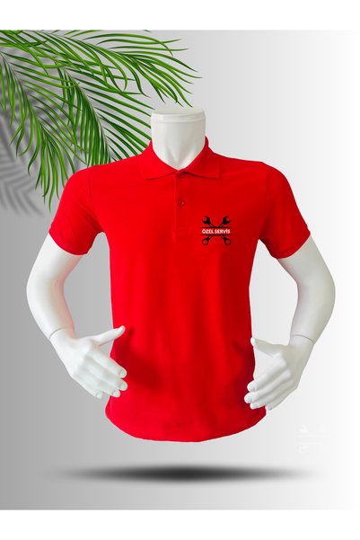dafri Special Service Printed 100% Cotton Polo Collar T-Shirt