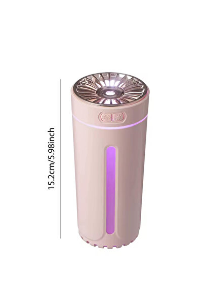 Sensoria Oto Koku Makinesi Araç Ultrasonik Hava Nemlendirici Aroma Difizörü Humidifier Şarjlı Buhardanlık Led Işıklı Şarjlı